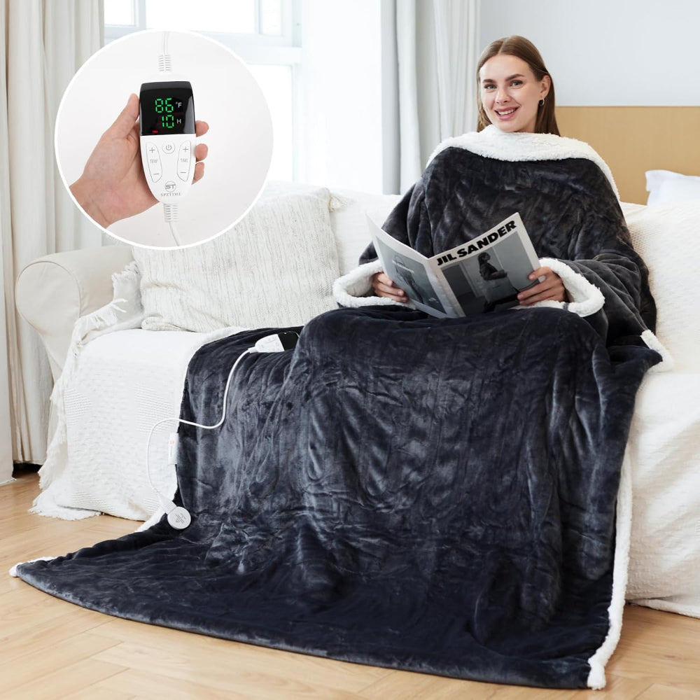 Heated Electric Blanket Sleeves with Temperature Control
