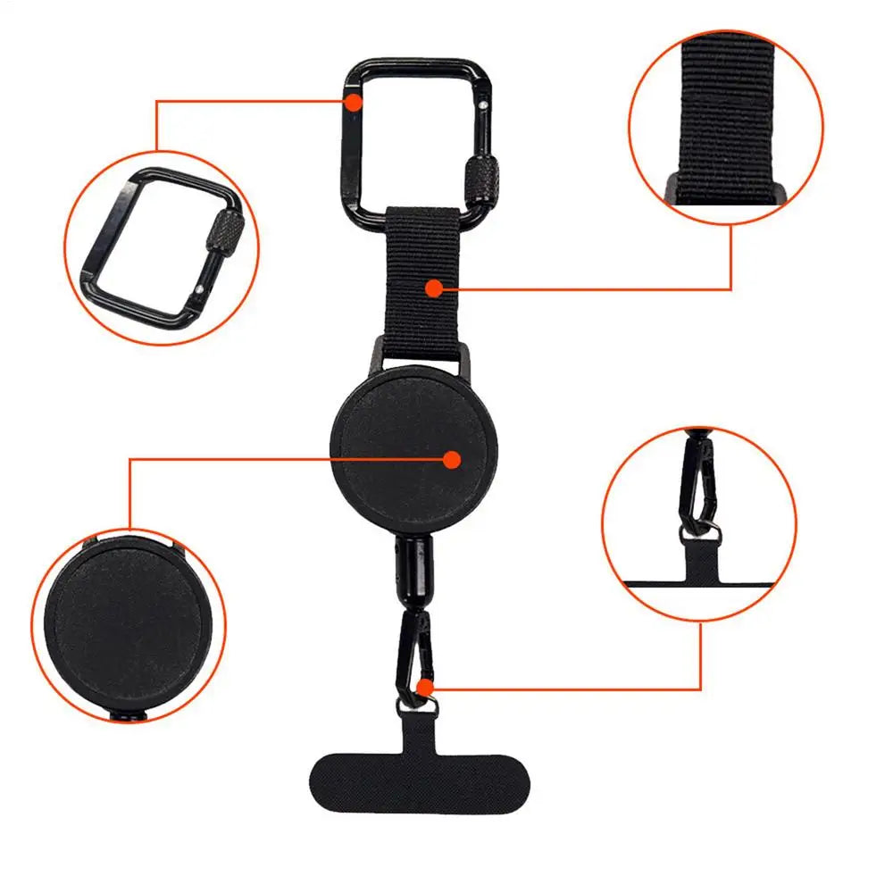 Retractable Phone Security Holder Anti-Theft Clip Mount