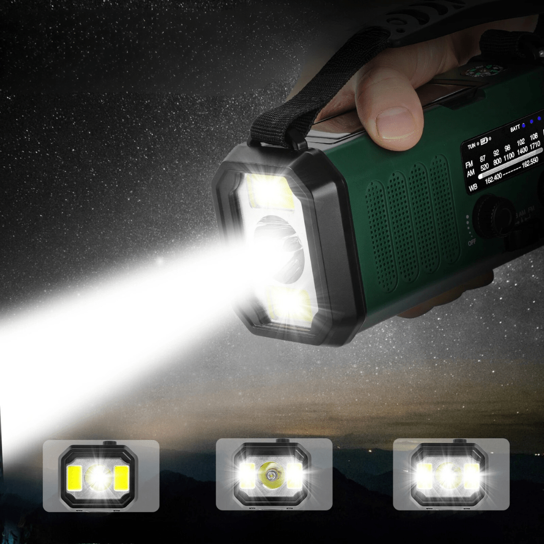 Emergency Radio Solar USB Charger Power Bank