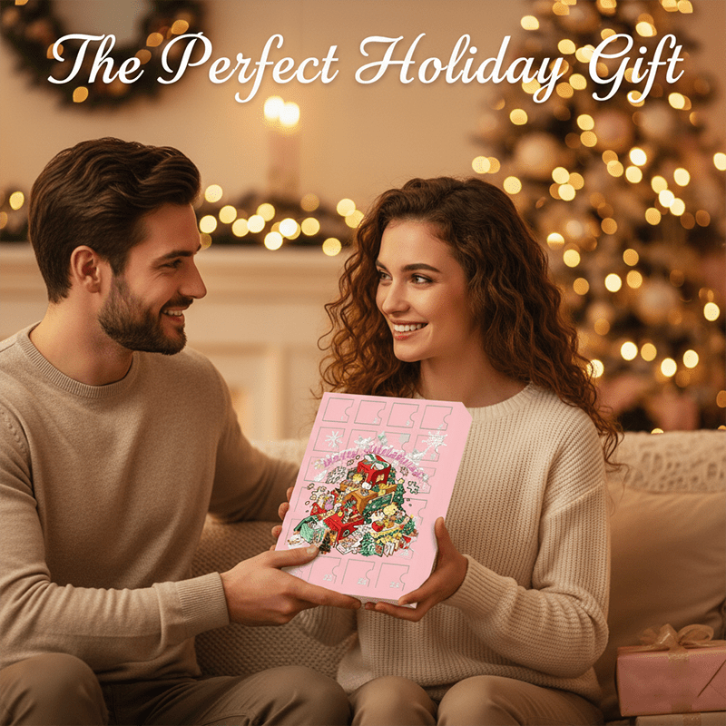 Girls Advent Calendar 24 Surprise Ornaments Set