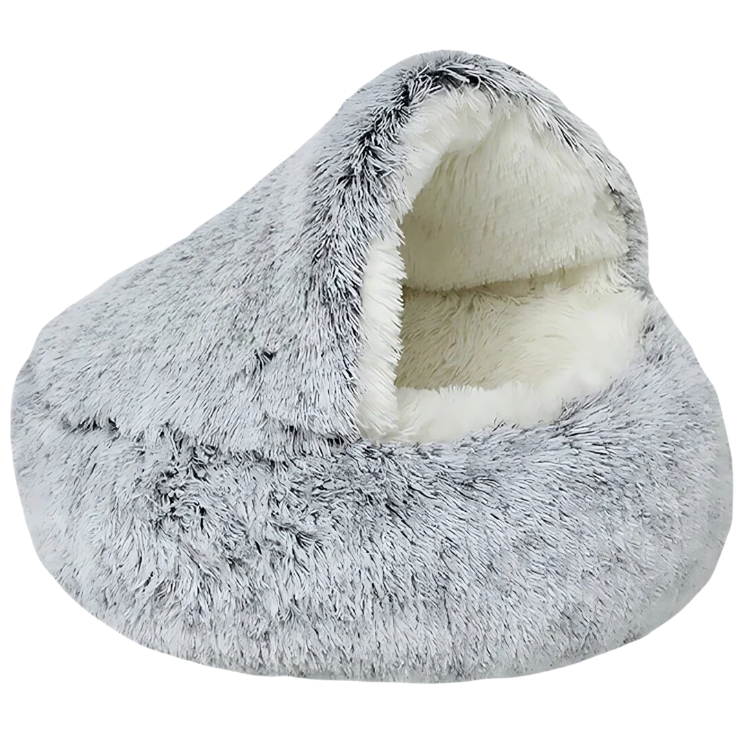 Cat Cave Bed Plush Pet Bed Circular