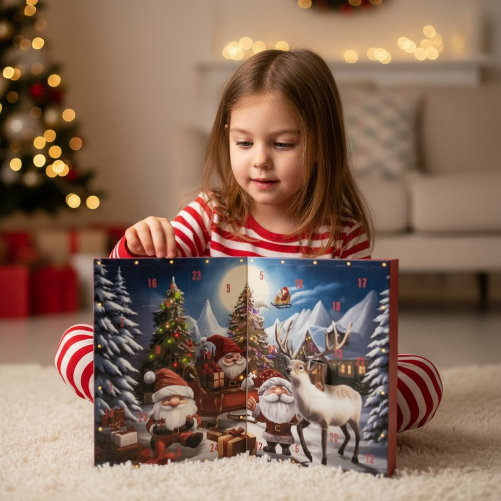 Gnome Countdown Calendar Christmas Decor 2025