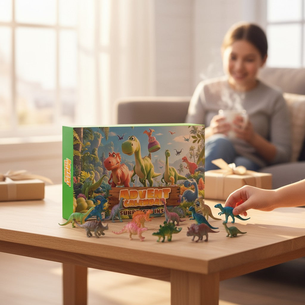 Dinosaur Advent Calendar 24 Piece Set
