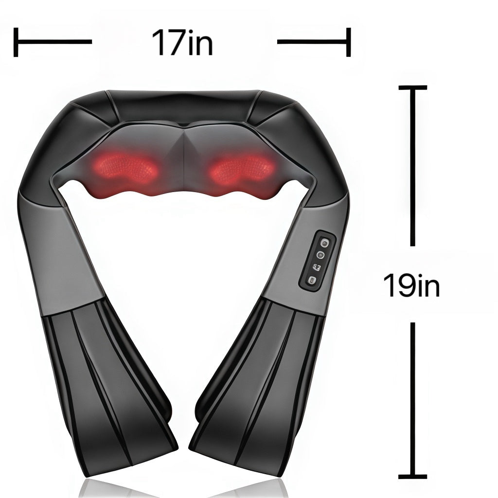 Neck Shoulder Back Massager Heated Pain Relief Device