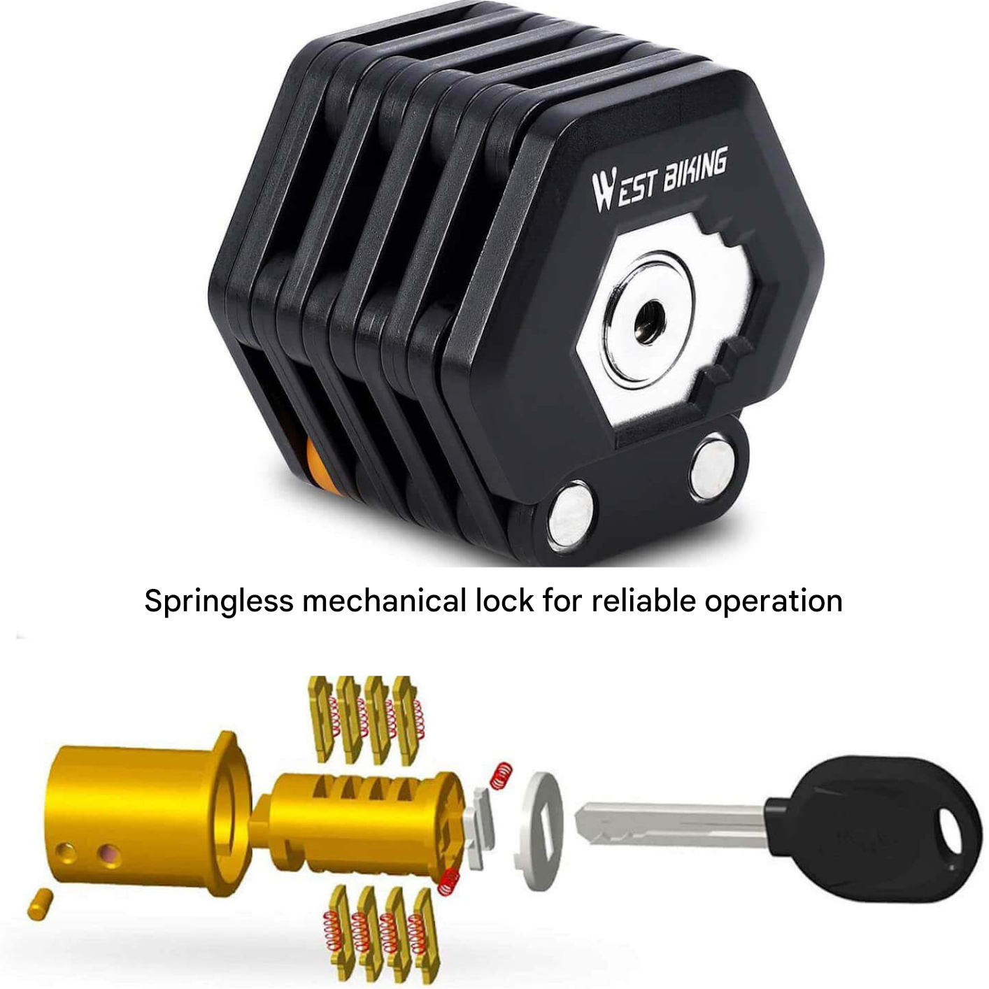 U-Shaped Bicycle Lock Security Lock