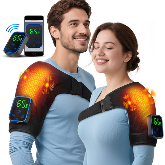 Wireless Shoulder Massager APP Control Detachable Design