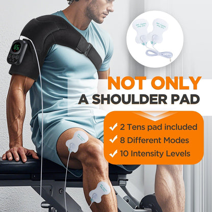 Wireless Shoulder Massage Device Detachable Control Unit