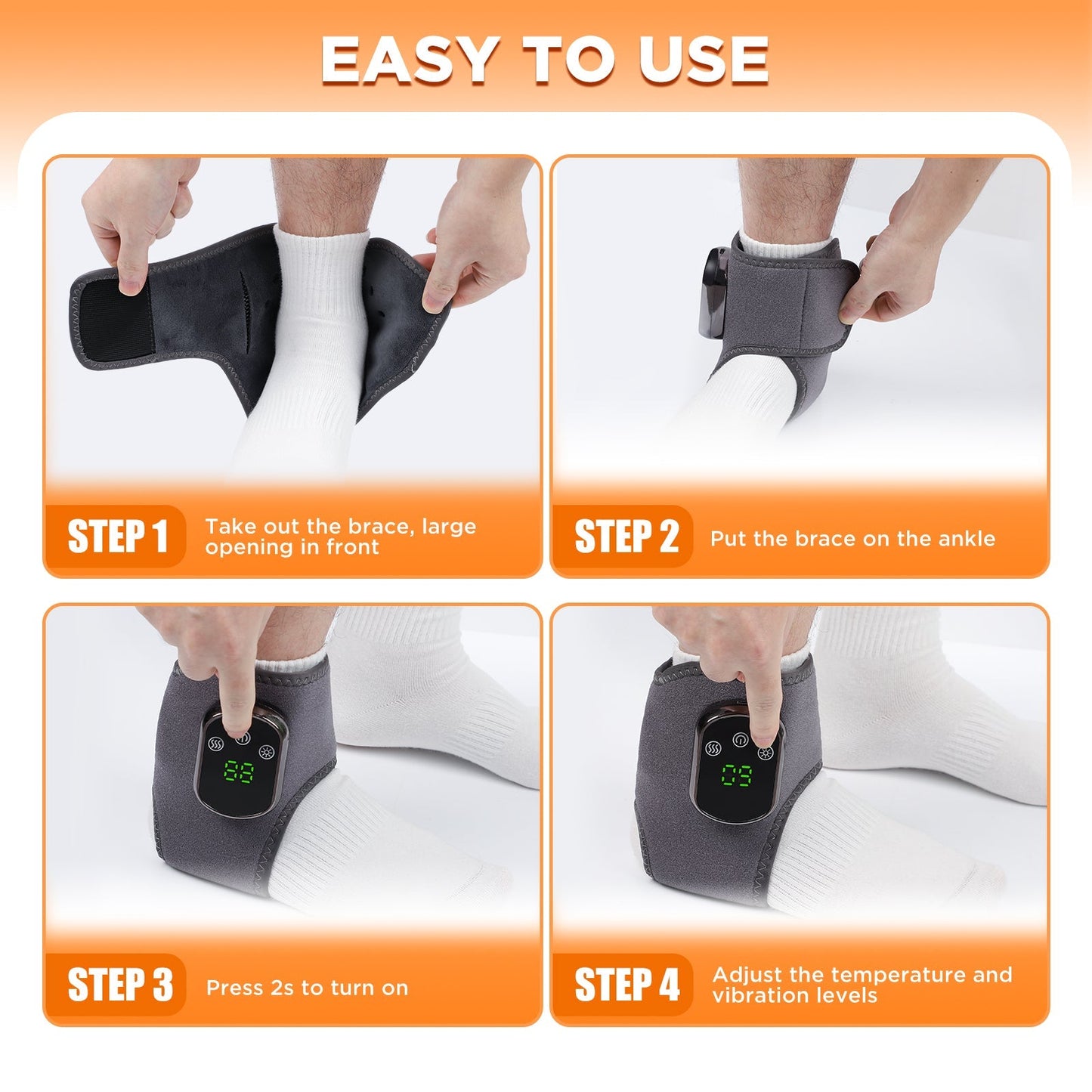 Ankle Massager Hot Compress Device