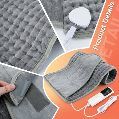 Electric Heating Pad Heated Blanket Heating Belt Combo Set