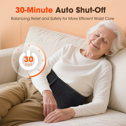 Elastic Waist Support Belt LED Massage Function