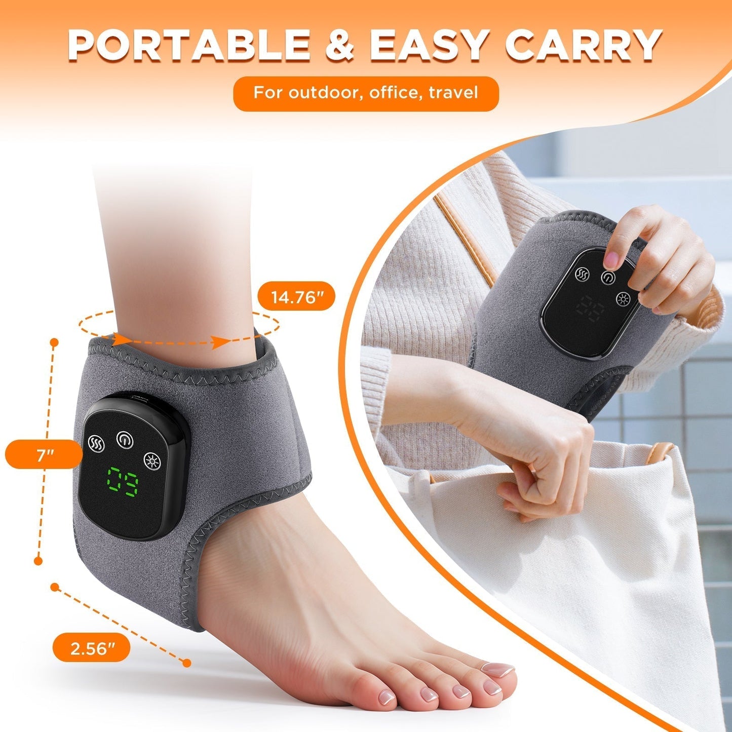 Ankle Massager Hot Compress Device