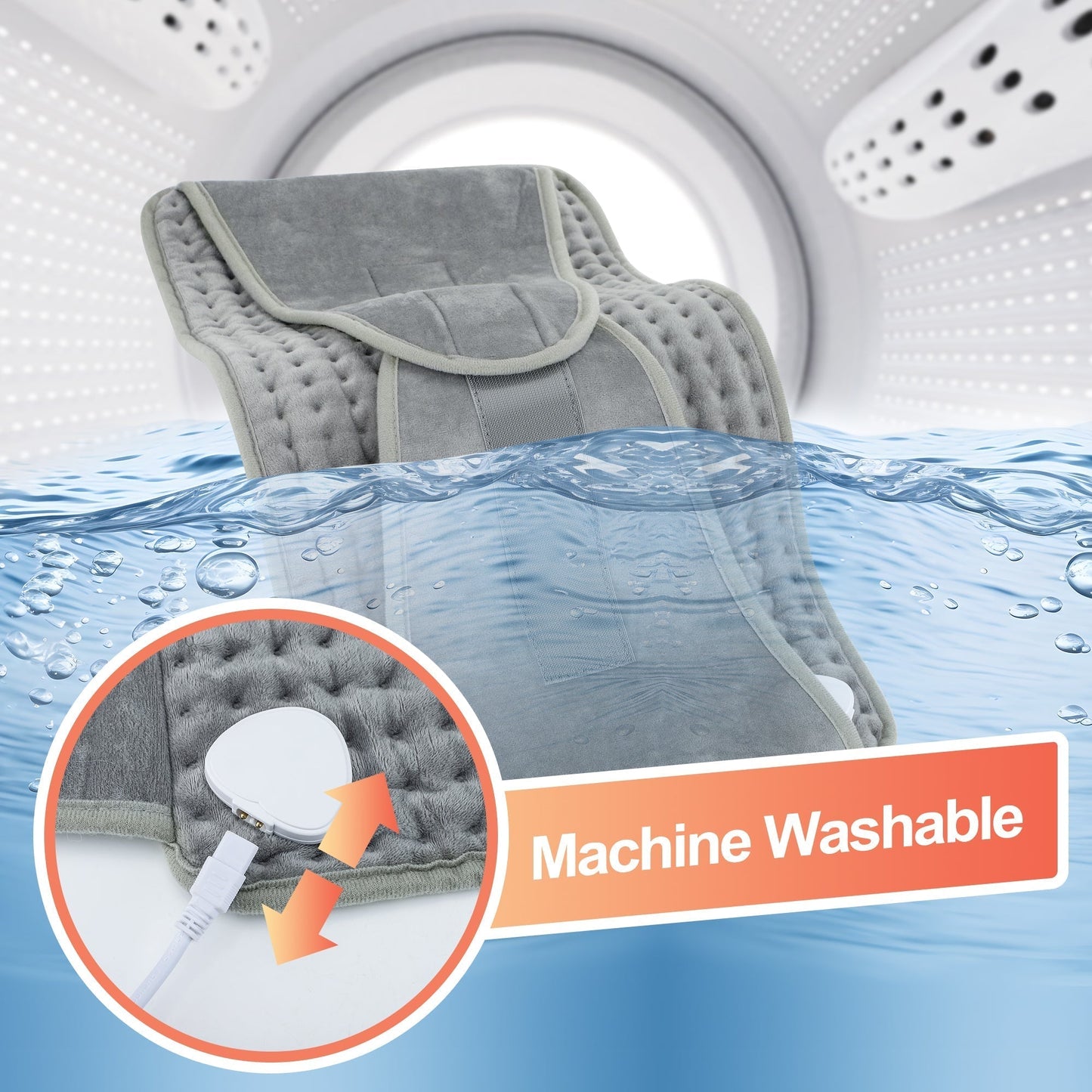 Electric Heating Pad Heated Blanket Heating Belt Combo Set