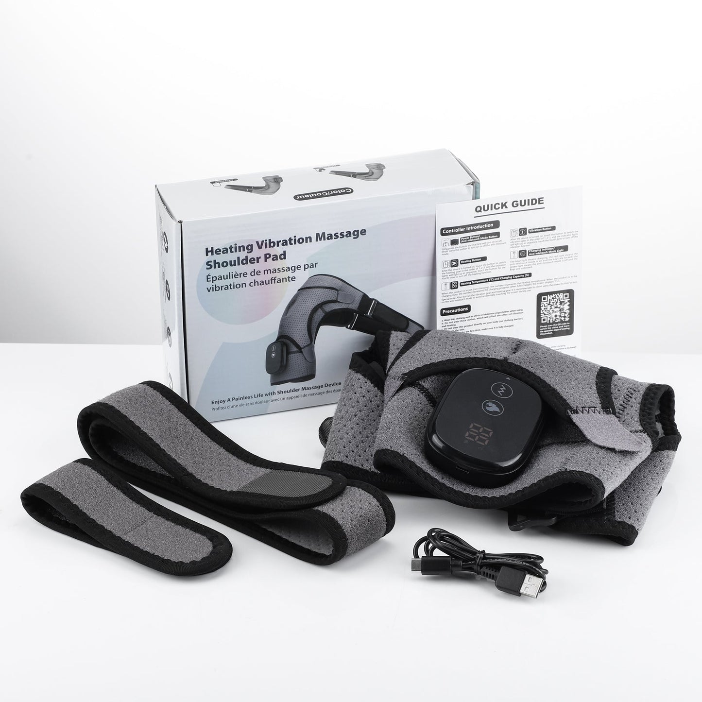 Heated Shoulder Wrap Therapy Device