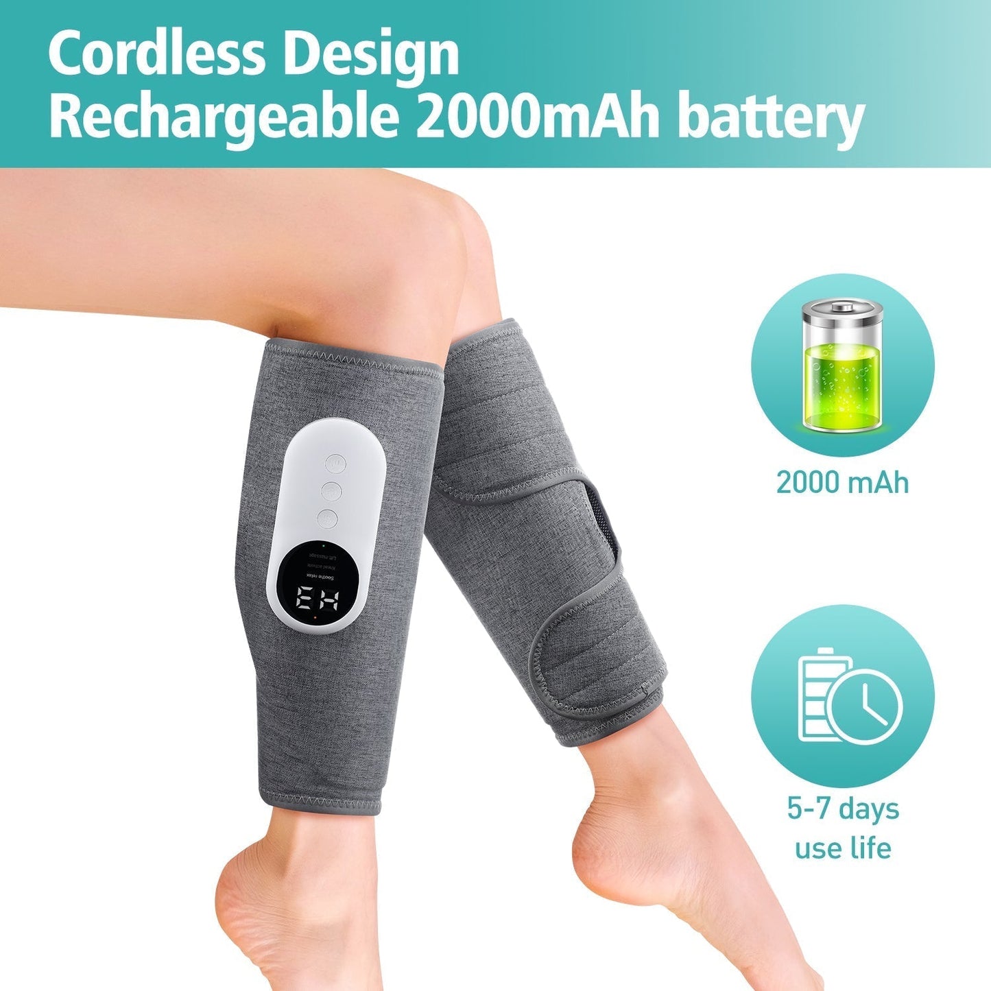 Leg Massager Air Compression Device for Foot and Leg Therapy