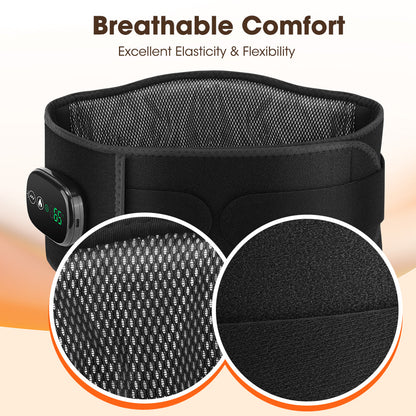 Elastic Waist Support Belt LED Massage Function