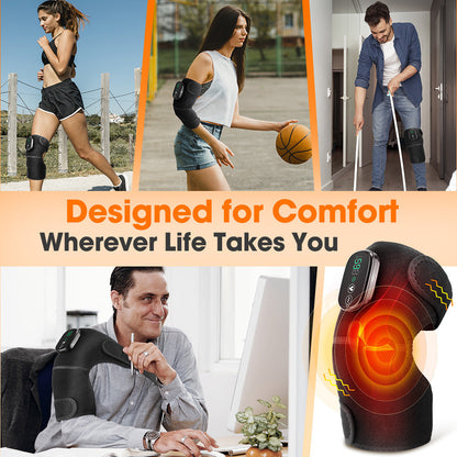 Heating Vibration Knee Pad Therapy Device