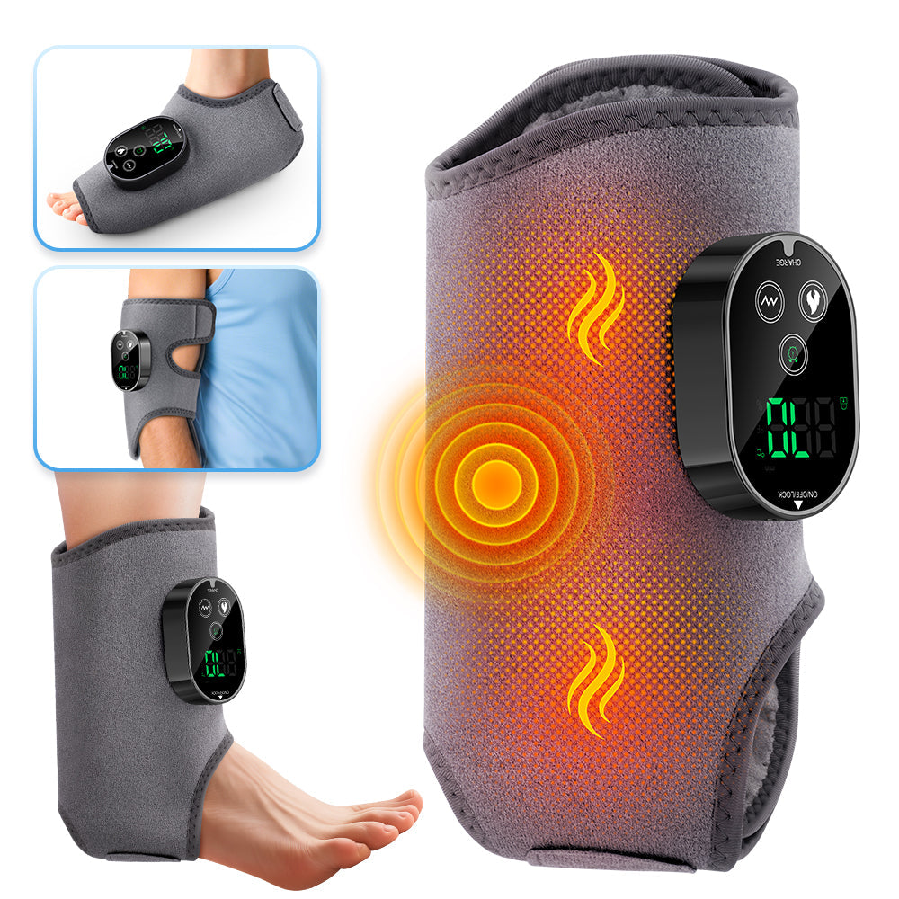 Cordless 4 in 1 Massage Pad for Elbow Knee Foot Ankle Relief