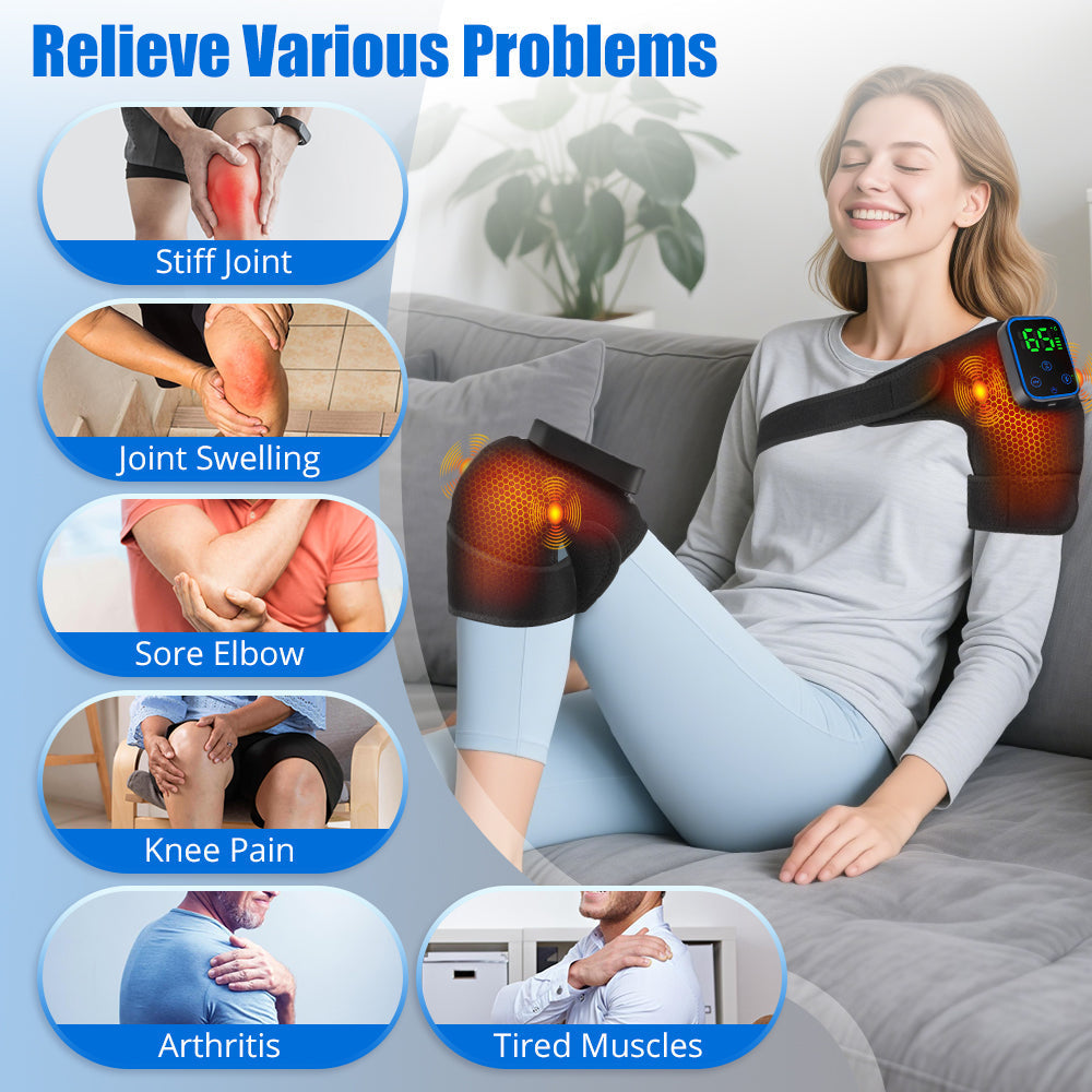 Knee Massager with Heat and App Control