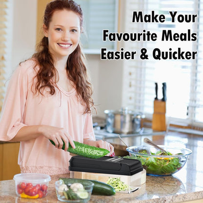 Vegetable Chopper 12-in-1 7 Blades Mandoline Slicer Kitchen Tool