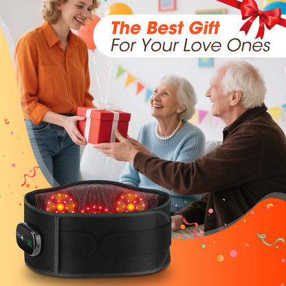 Elastic Waist Support Belt LED Massage Function