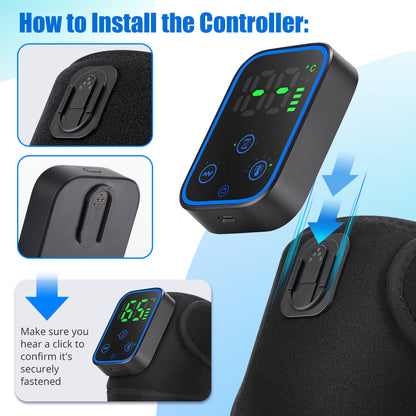 Knee Massager with Heat and App Control