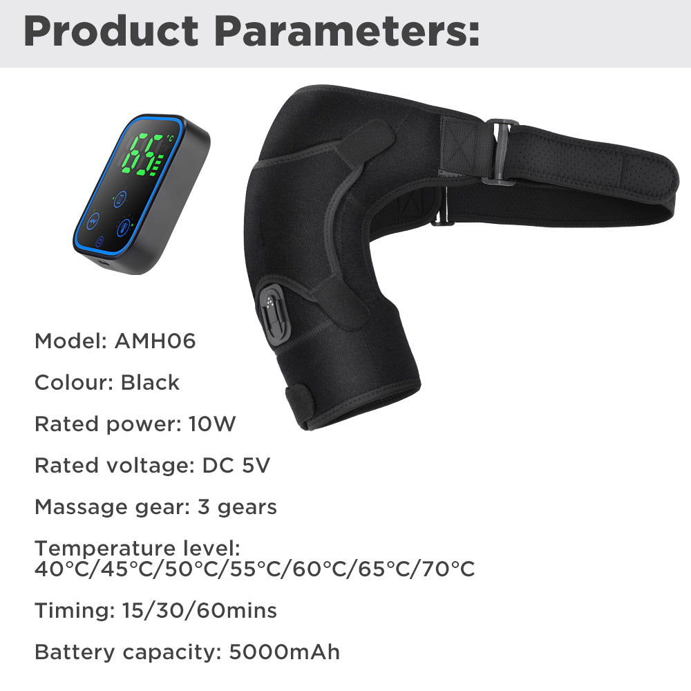 Wireless Shoulder Massager APP Control Detachable Design