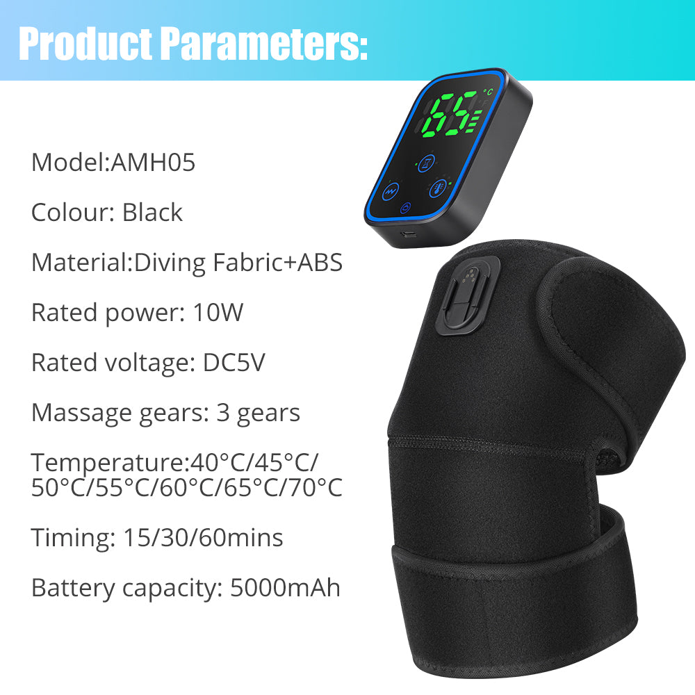 Knee Massager with Heat and App Control