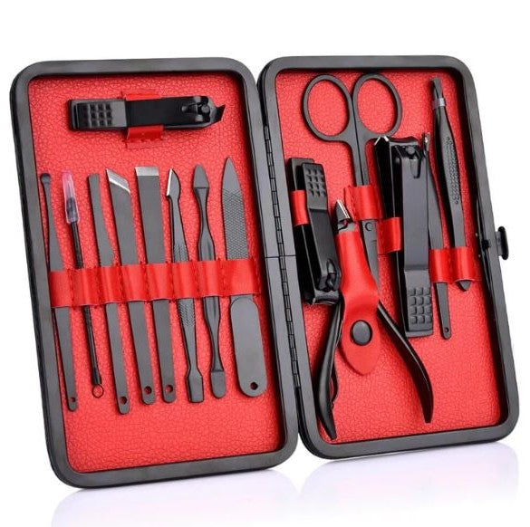15 Piece Nail Care Tools Manicure Set Travel Case