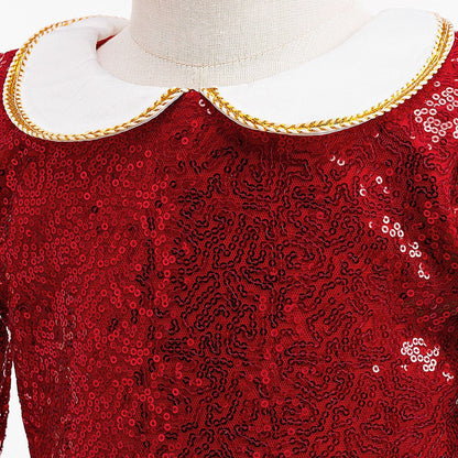 Girls Ball Gown Dress with Magnetic Socks