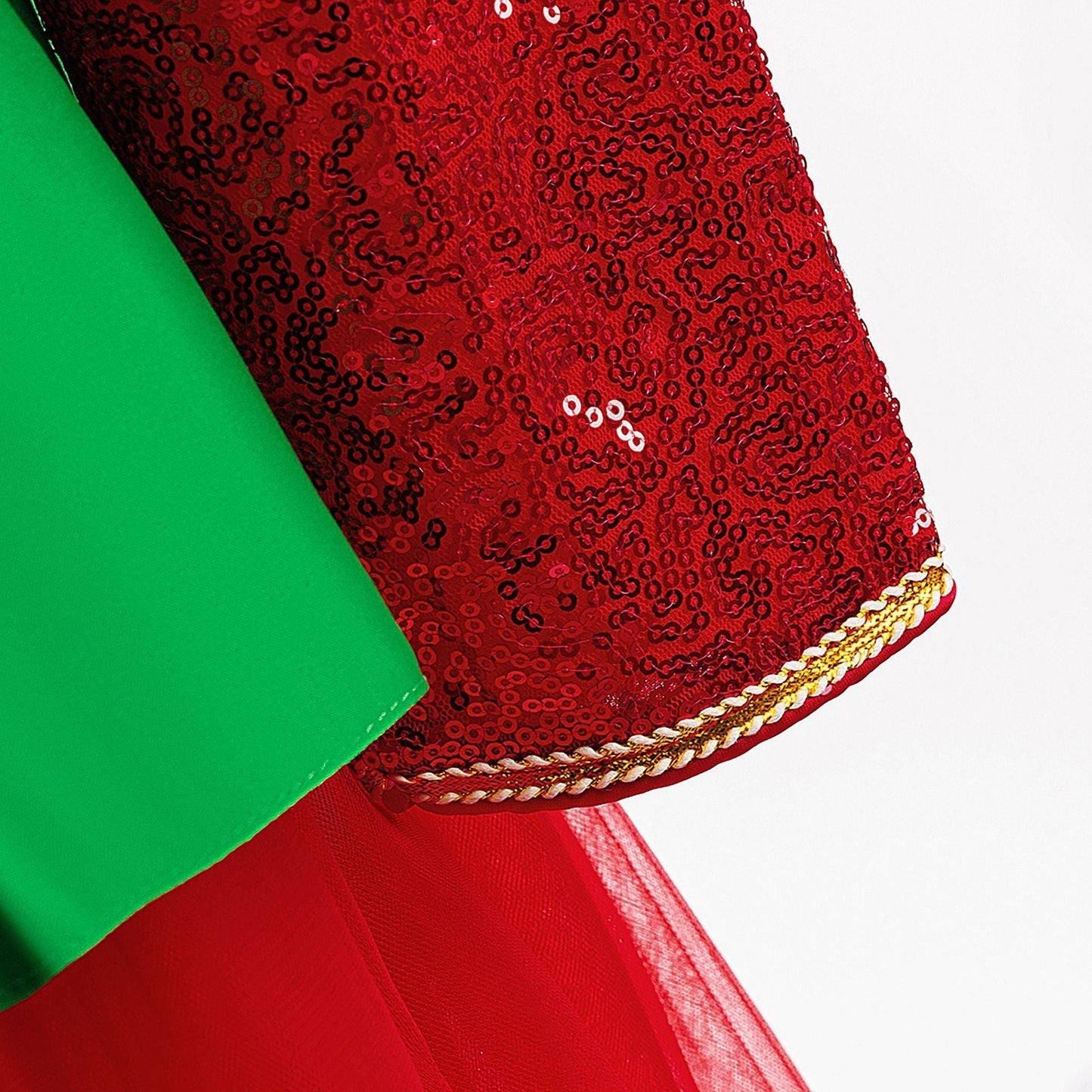 Girls Ball Gown Dress with Magnetic Socks