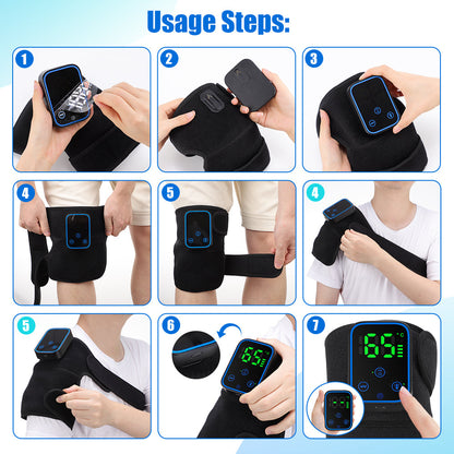 Knee Massager with Heat and App Control