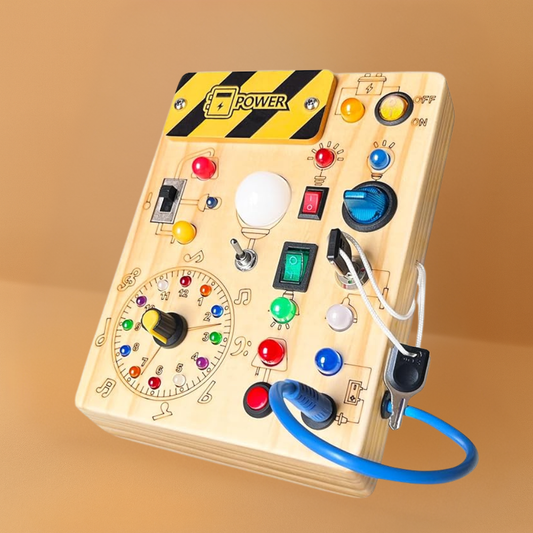 Montessori Busy Board Sensory Toy for Toddlers