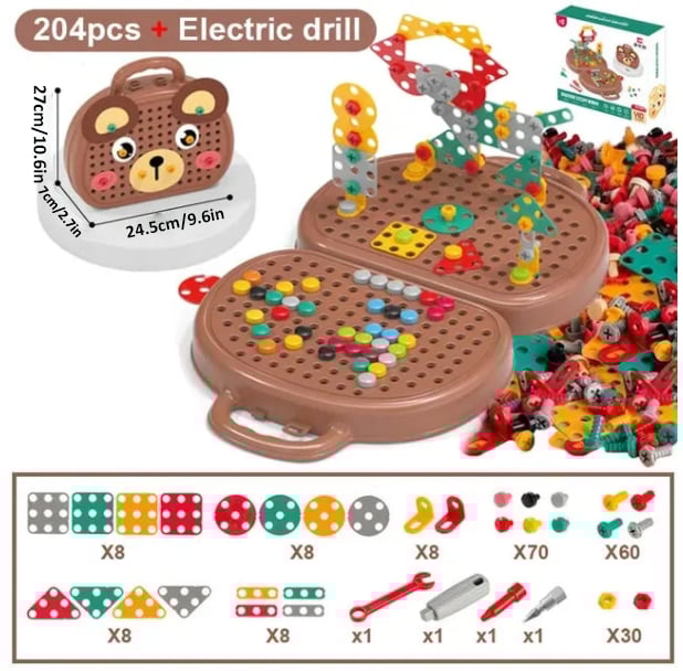 Montessori Toy Toolbox Educational Play Set