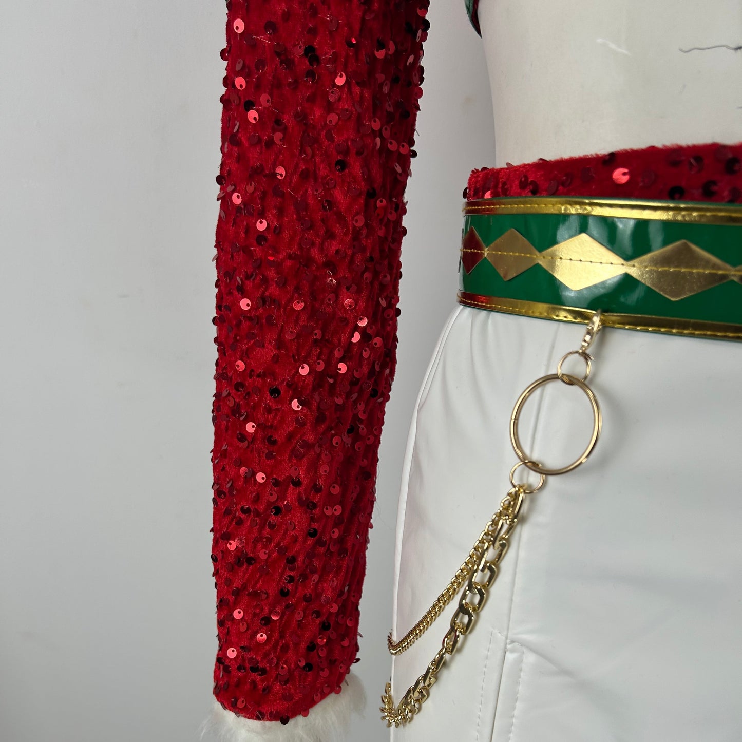 Xmas Pop Idol Costume Dress Holiday Outfit