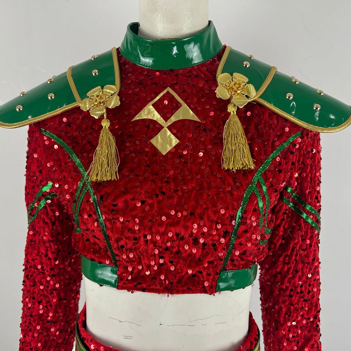 Xmas Pop Idol Costume Dress Holiday Outfit