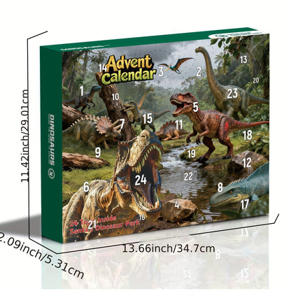 Dinosaur Advent Calendar Figures 24 Days Set