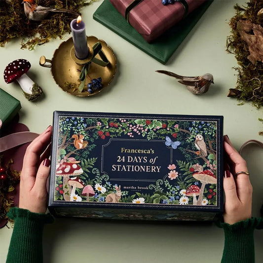 Stationery Advent Calendar Countdown Gift Box 24 Days