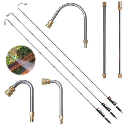 Telescopic High-Pressure Washer Wand Set 4000 PSI