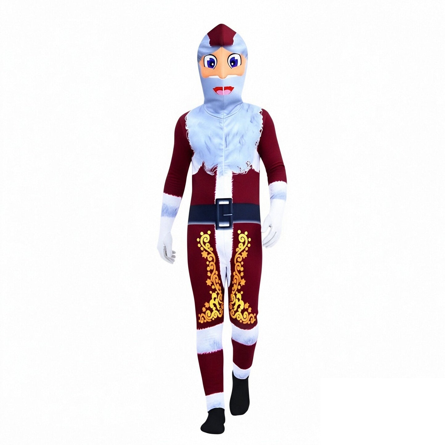 Kids Santa Costume Onesie Holiday Outfit