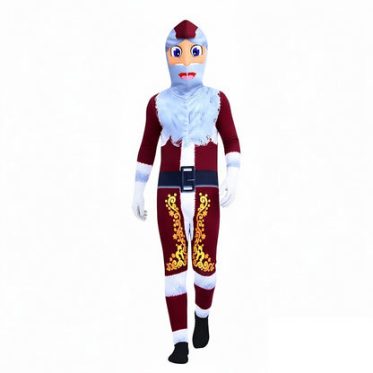 Kids Santa Costume Onesie Holiday Outfit