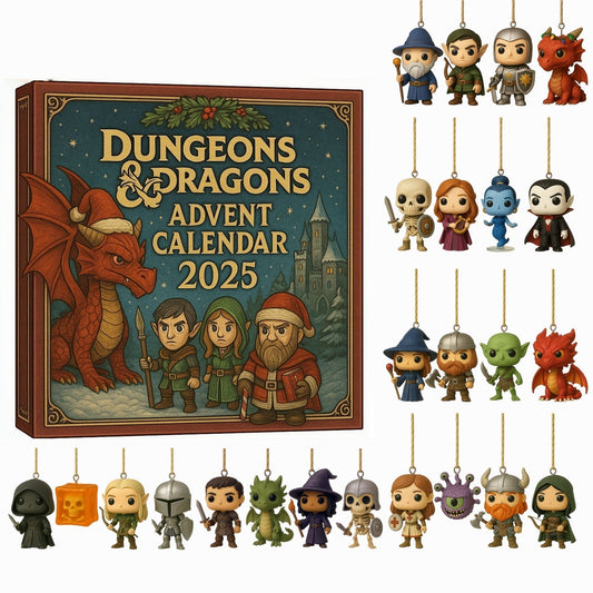 Dungeons and Dragons Advent Calendar 2025 Game Accessory Set