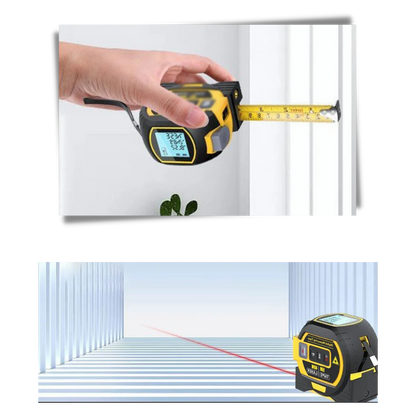 3-in-1 Laser Tape Measure Tool 40M Measurement Device