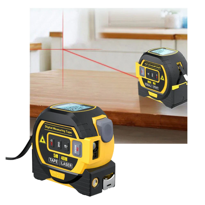 3-in-1 Laser Tape Measure Tool 40M Measurement Device