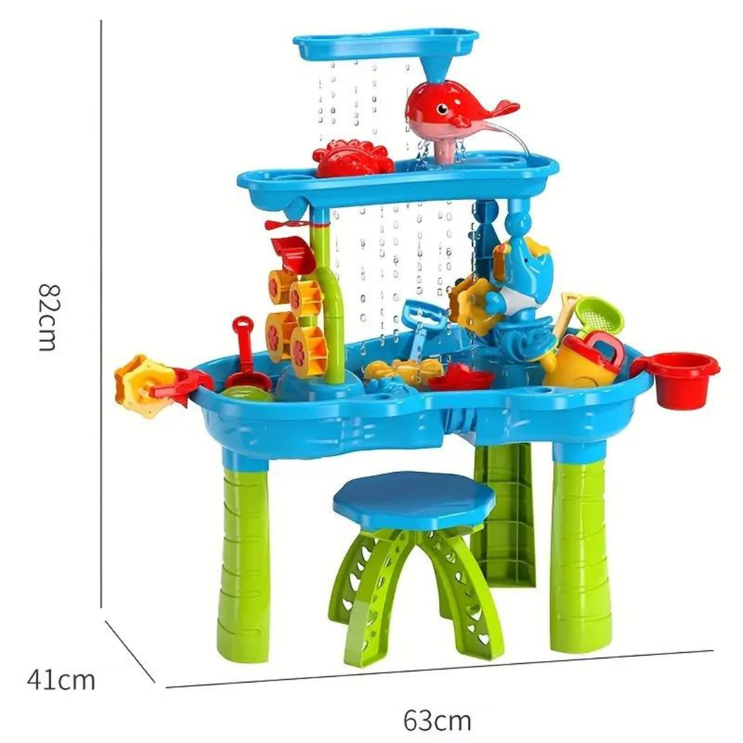 3-Tier Sand Water Table Toy for Kids