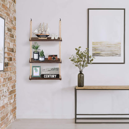 3-Tier Wall Shelf for Indoor Plants Hanging Shelf