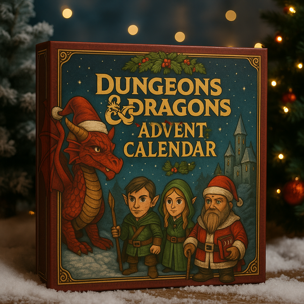 Dungeons and Dragons Advent Calendar 2025 Game Accessory Set