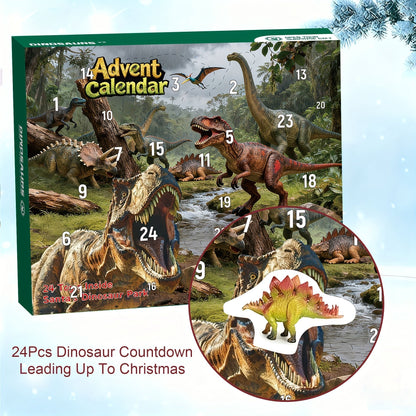 Dinosaur Advent Calendar Figures 24 Days Set