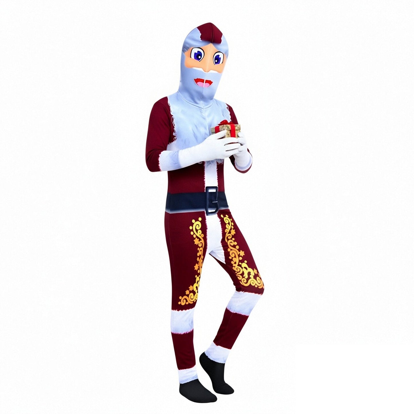 Kids Santa Costume Onesie Holiday Outfit