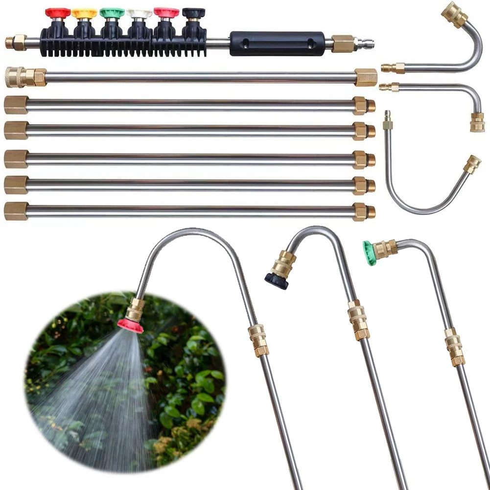 Telescopic High-Pressure Washer Wand Set 4000 PSI