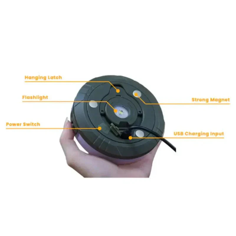 4-in-1 LED Lantern Flashlight Emergency Light